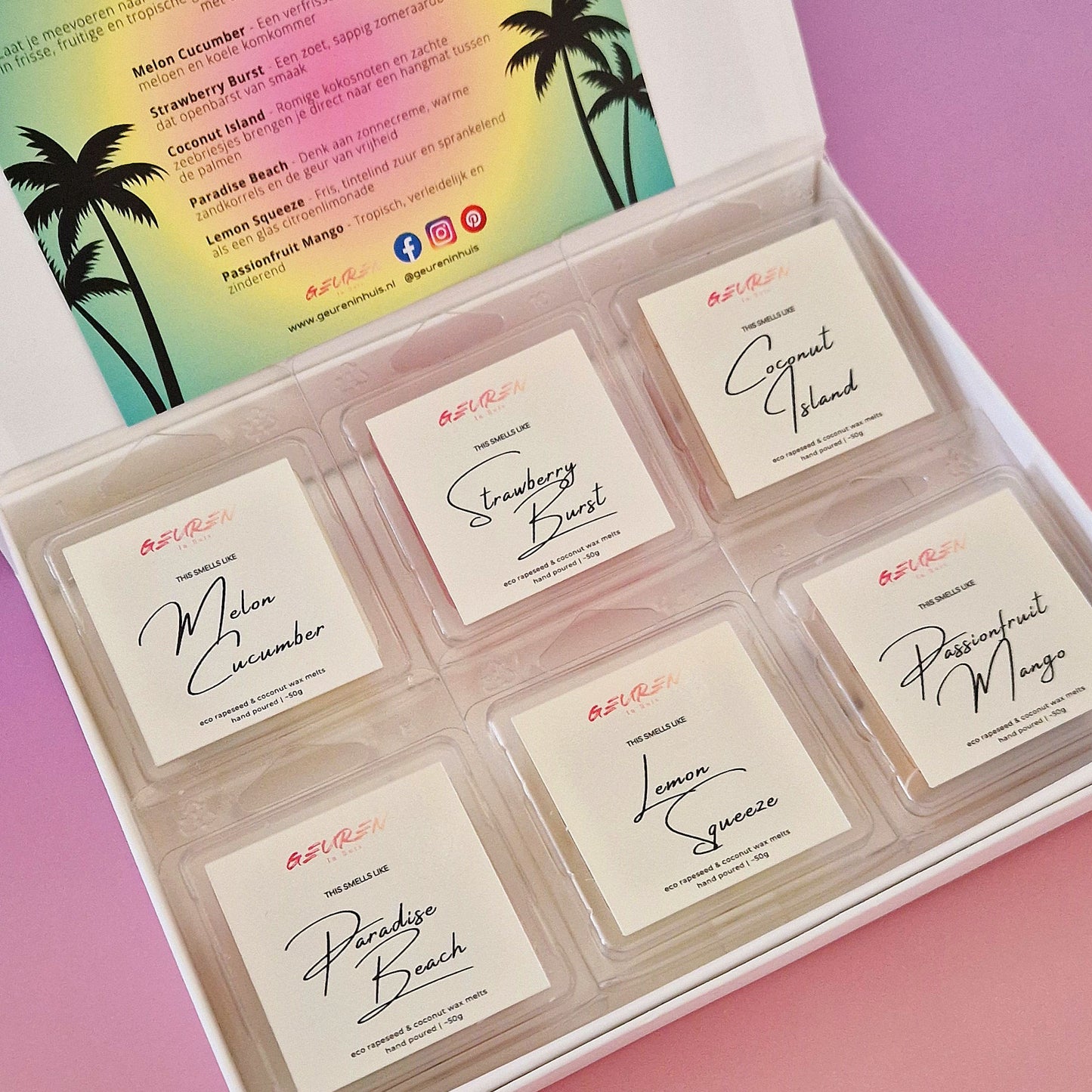 TropiGlow Wax Melts Box