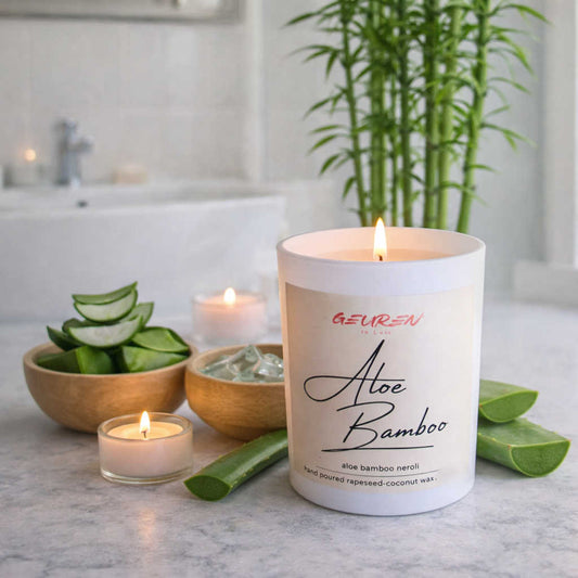Geurkaars Aloe Bamboo