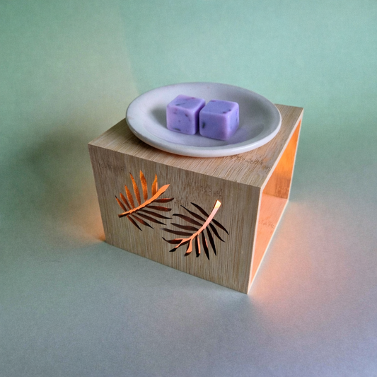 Lavender Spa wax melts in brander