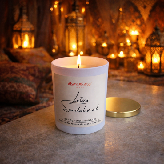 Geurkaars Lotus Sandalwood