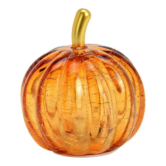 Glazen Appel LED lamp Oranje SMALL