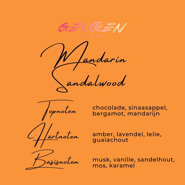 geurnoten Mandarin Sandalwood