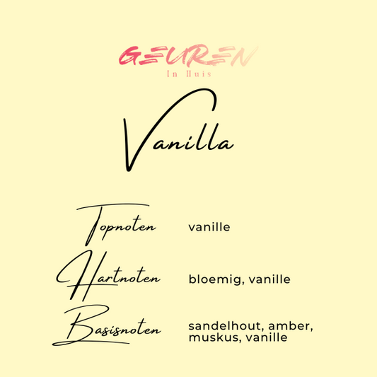 geurnoten Vanilla geurkaars
