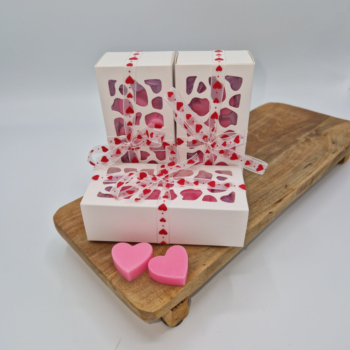 Geschenkdoosje wax melts Hearts ROZE