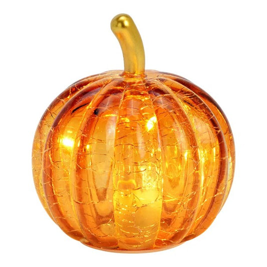 Glazen Appel LED lamp Oranje SMALL