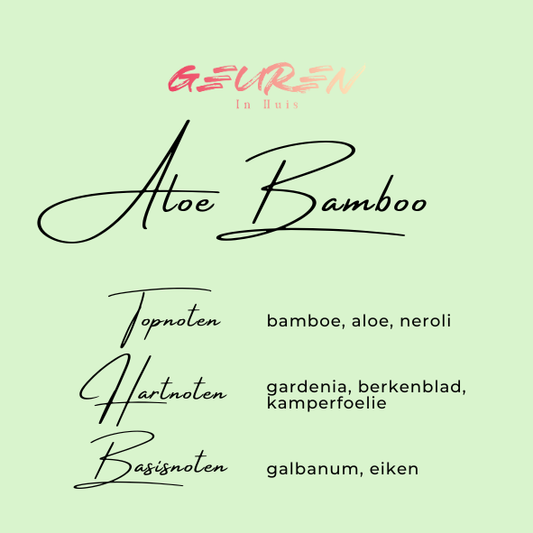 Geurkaars Aloe Bamboo