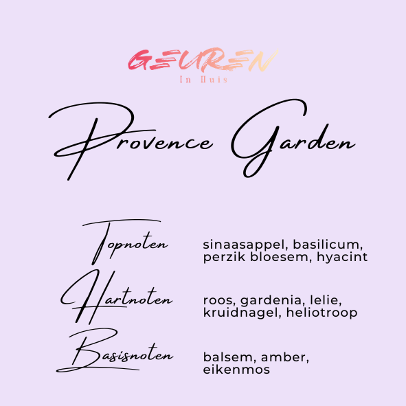 Wax melts Provence Garden