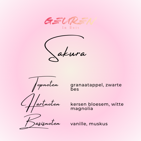 Wax melts Sakura